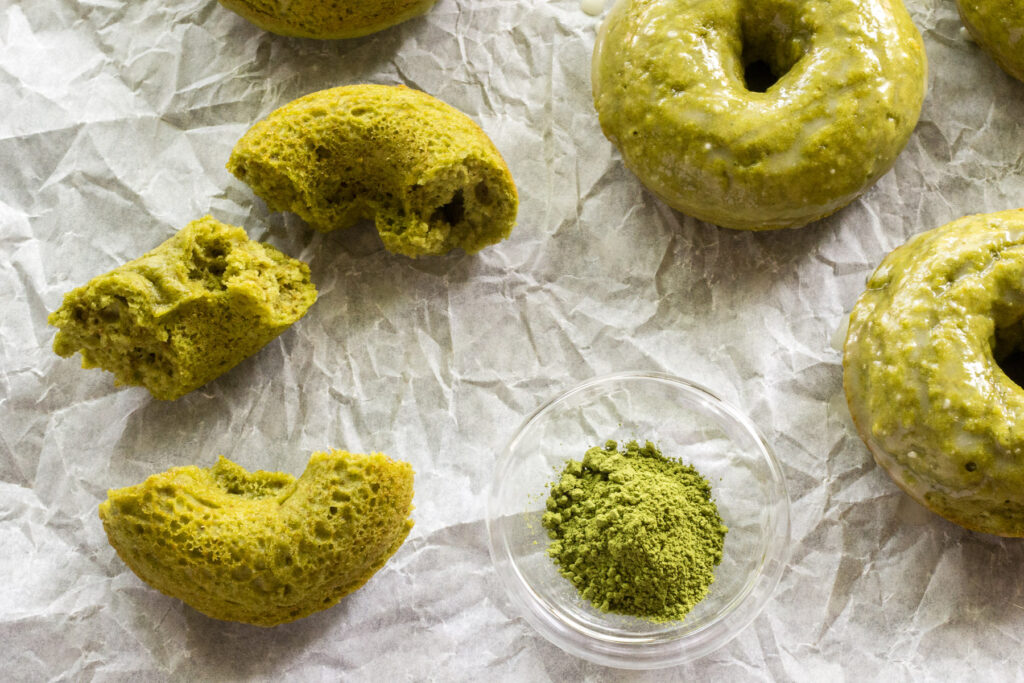 Baked Matcha Donuts Image