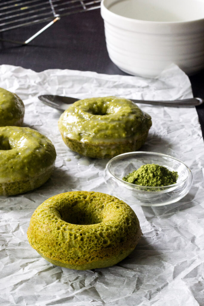 Baked Matcha Donuts Picture
