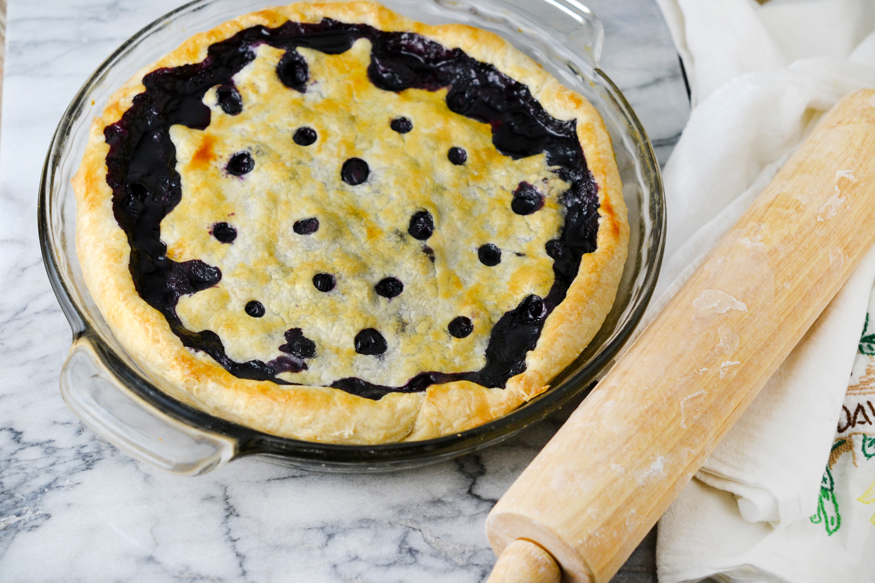 Blueberry Basil Pie Photo