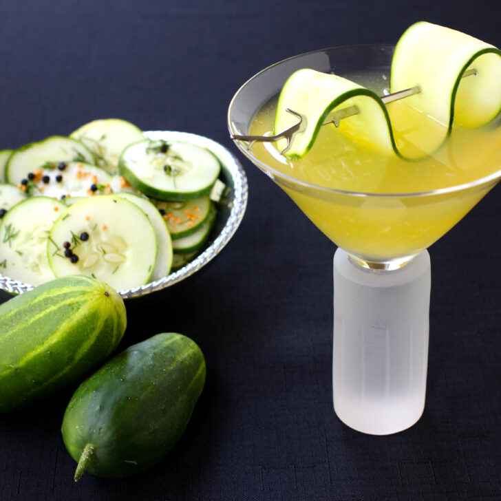 Cucumber Gin Martini Photo