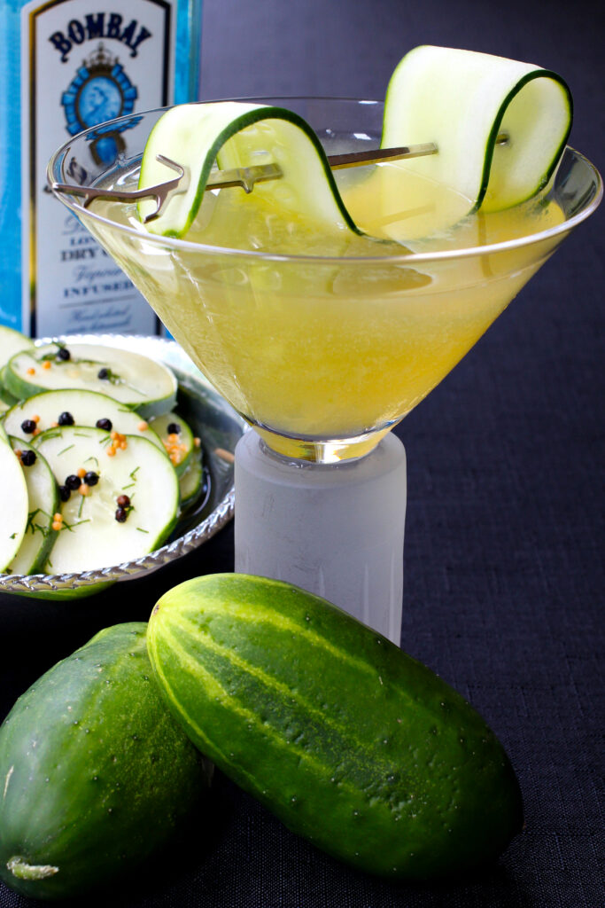 Cucumber Gin Martini Picture