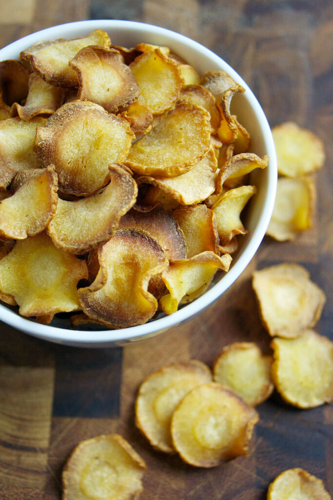 Baked Parsnip Chips Picture