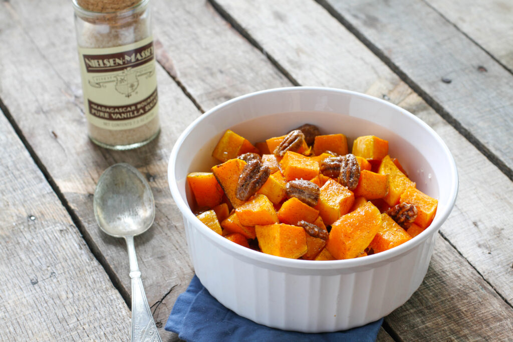 Vanilla Roasted Butternut Squash and Pecans Photo