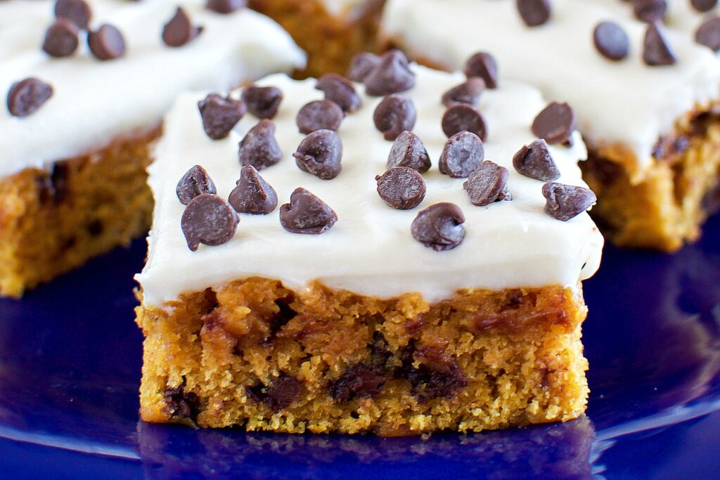 Pumpkin Bars with Cream Cheese Frosting Photo