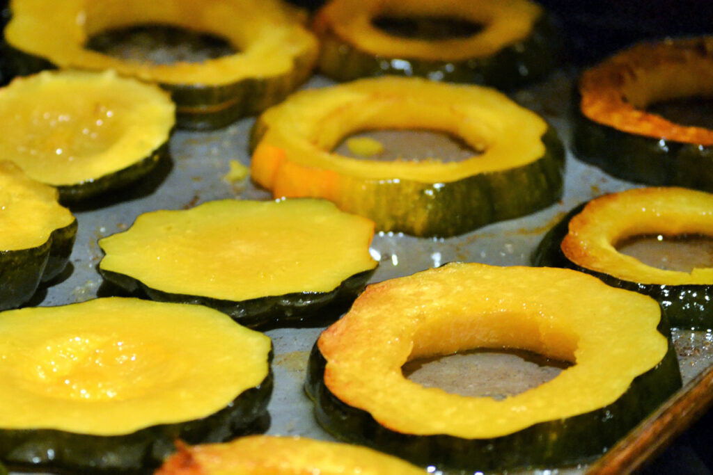 Roasted Acorn Squash with Cranberry Sauce Picture