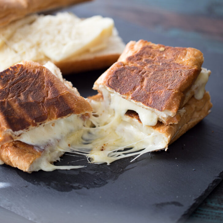 Fondue Cheese Panini Sandwiches Photo