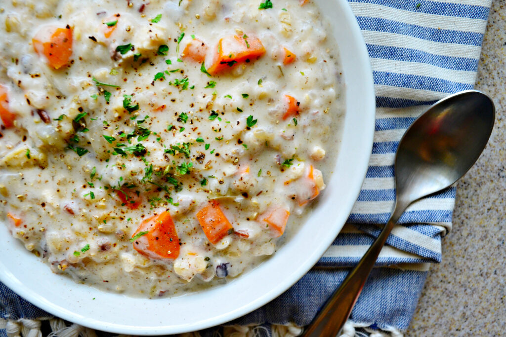 Slow Cooker Chicken and Wild Rice Soup Photo