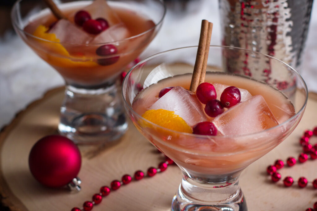 Spiced Cranberry Rum Old Fashioned Photo