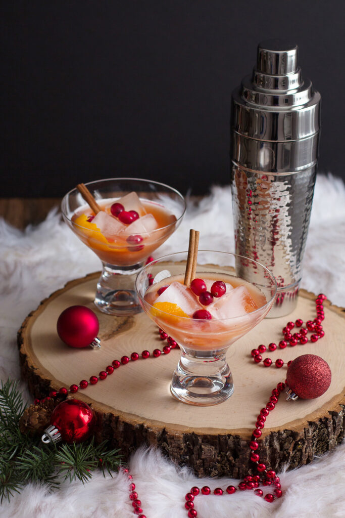 Spiced Cranberry Rum Old Fashioned Picture