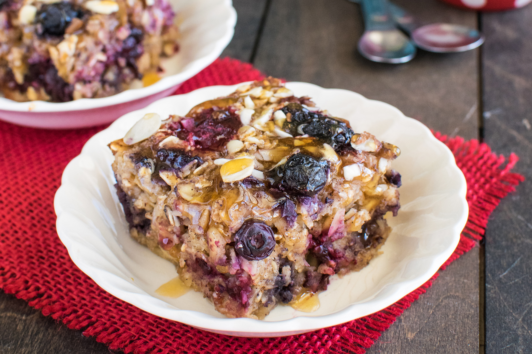 Almond Berry Baked Oatmeal Photo