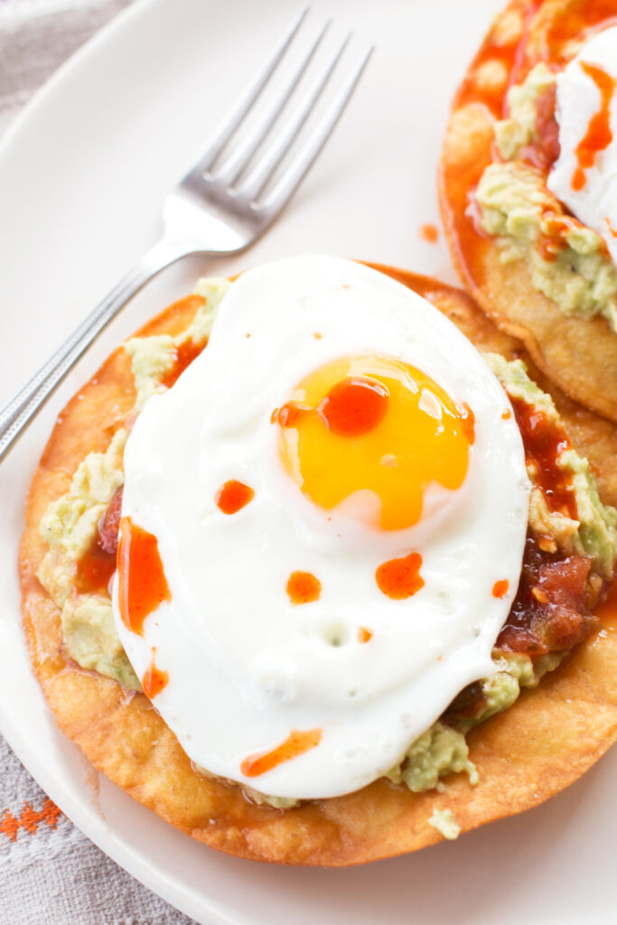 Breakfast Tostadas with Guacamole Pic