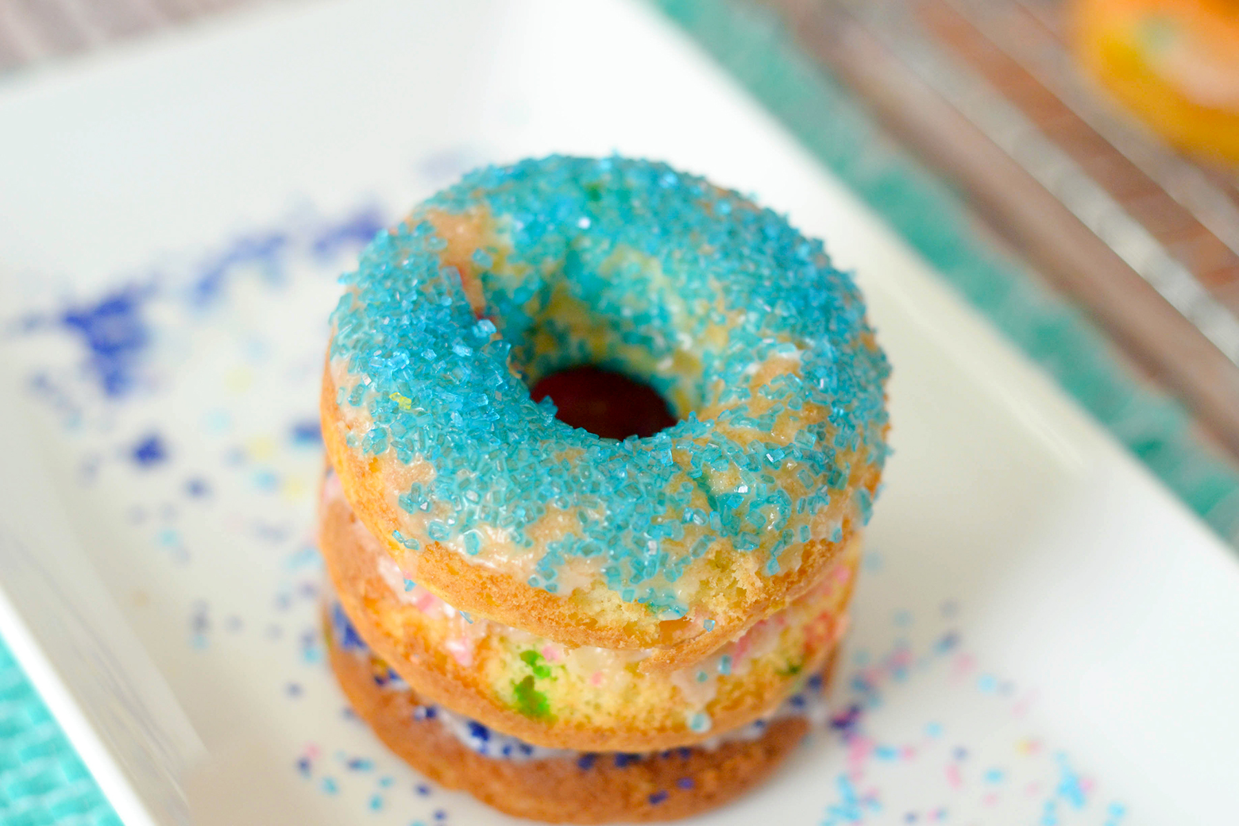 Gluten Free Funfetti Cake Donuts Photo
