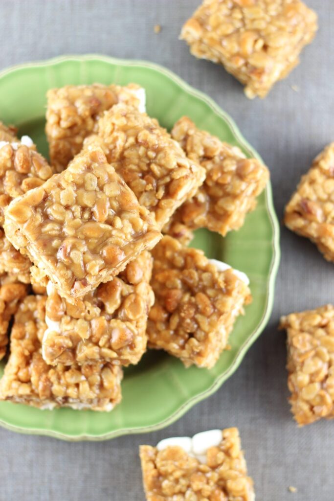 Peanut Butter Cookie Rice Krispie Bars Picture