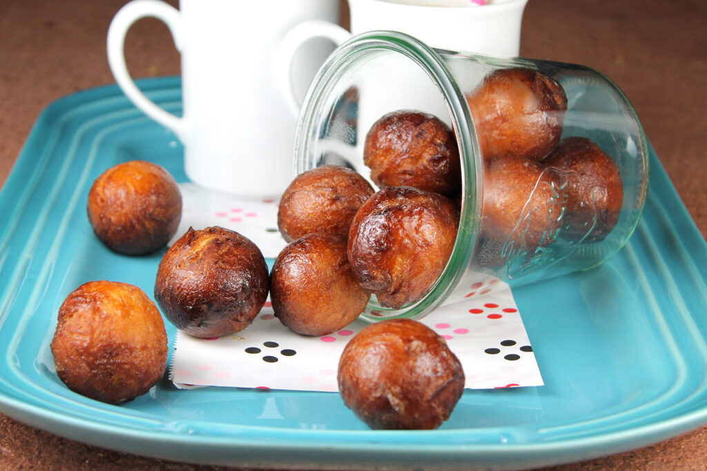 Chai Latte Glazed Donut Holes Photo