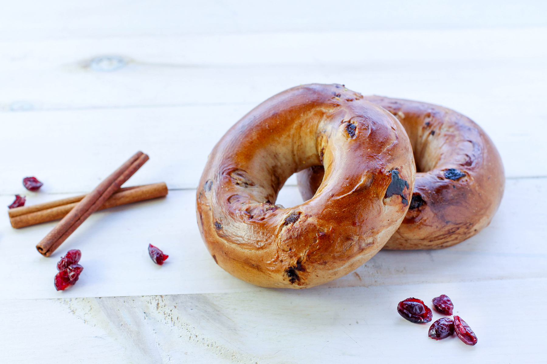 Cranberry Bagels with Cinnamon Photo