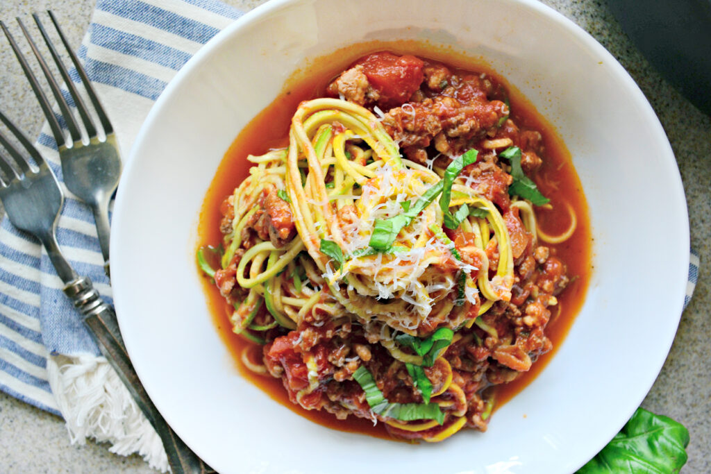Zoodles Bolognese Photo