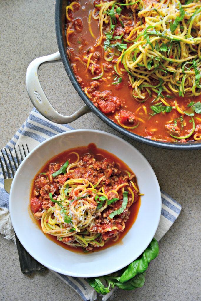 Zoodles Bolognese Pic