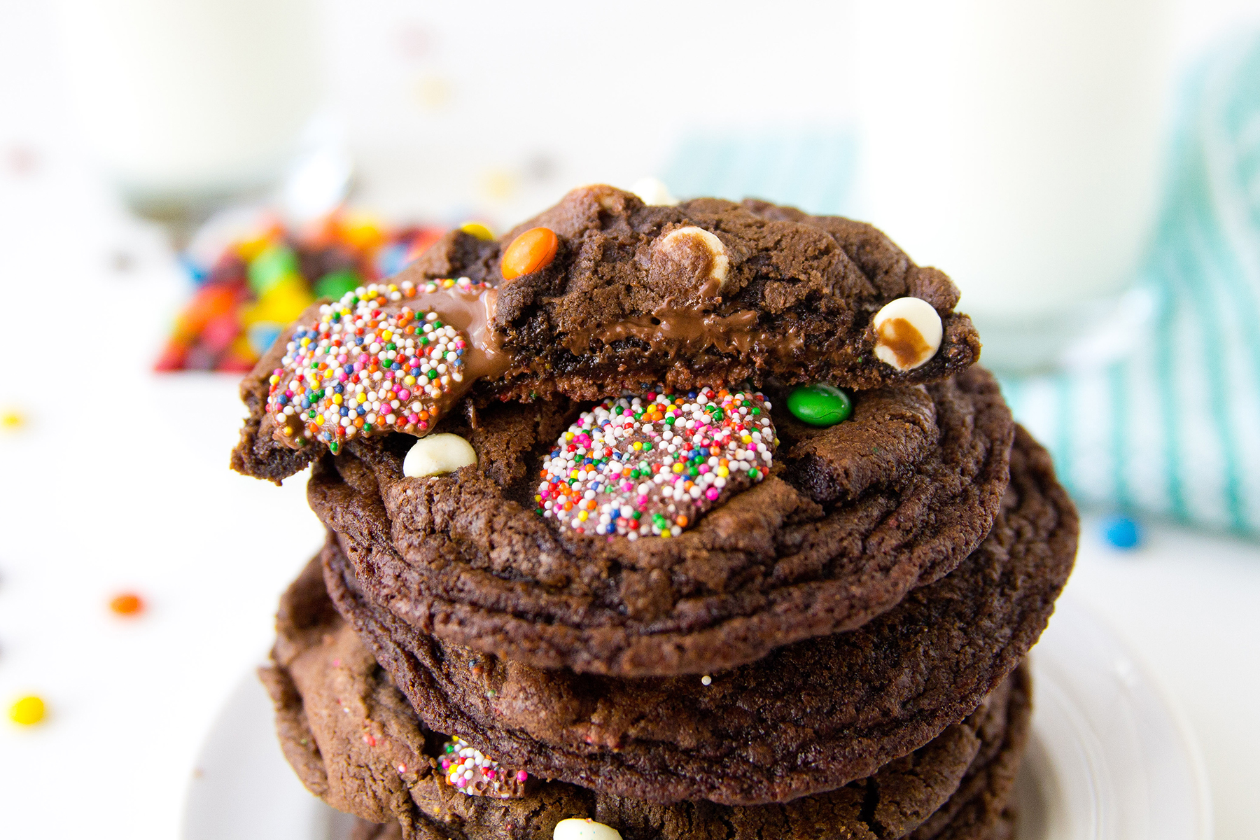 Chocolate Birthday Cake Cookies Photo