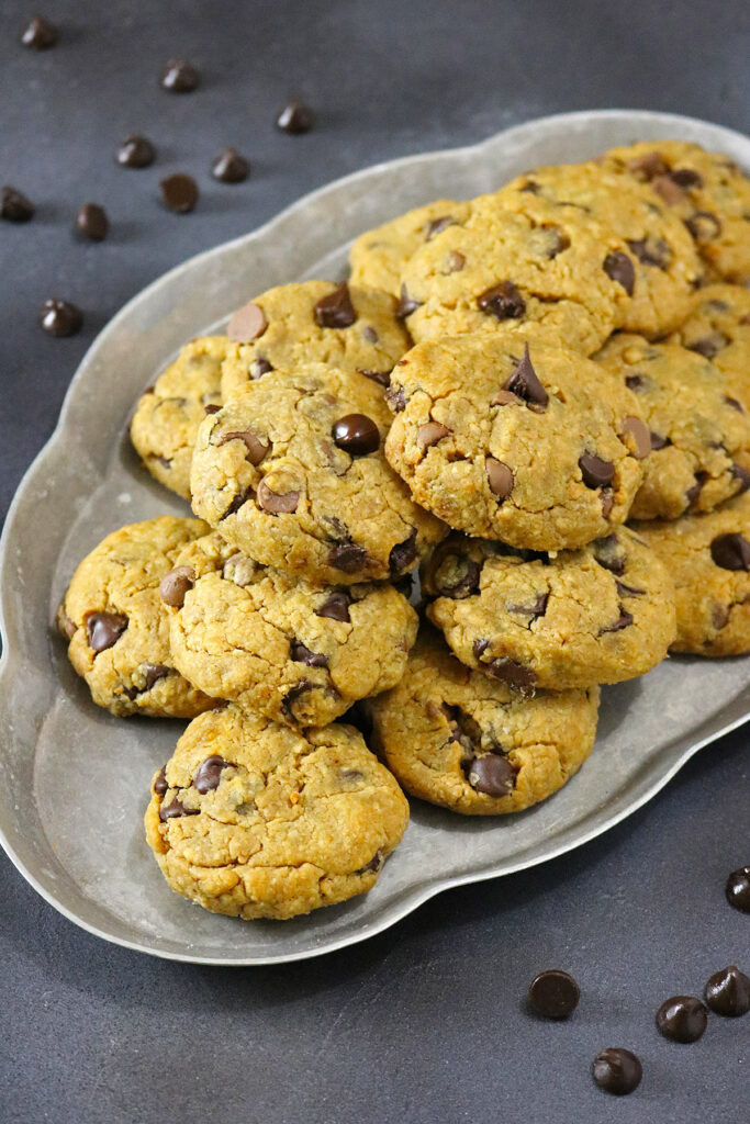 Gluten Free Chocolate Chip Peanut Butter Cookies Image