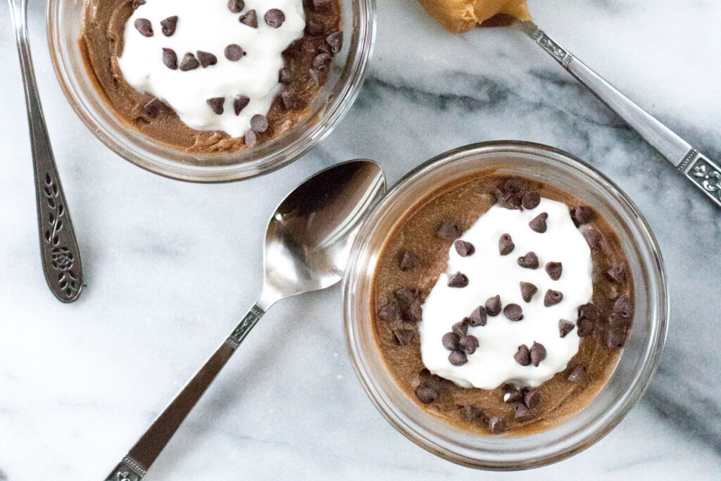 Chocolate Avocado Pudding with Coconut and Peanut Butter Photo