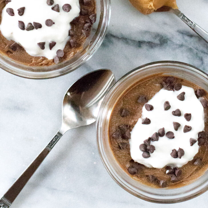 Chocolate Avocado Pudding with Coconut and Peanut Butter Photo