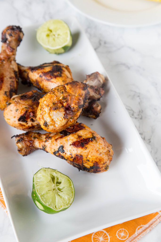 Grilled Chicken Drumsticks with Chili Lime Image