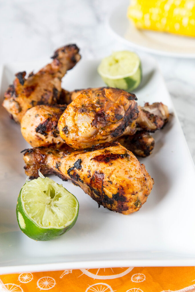 Grilled Chicken Drumsticks with Chili Lime Picture