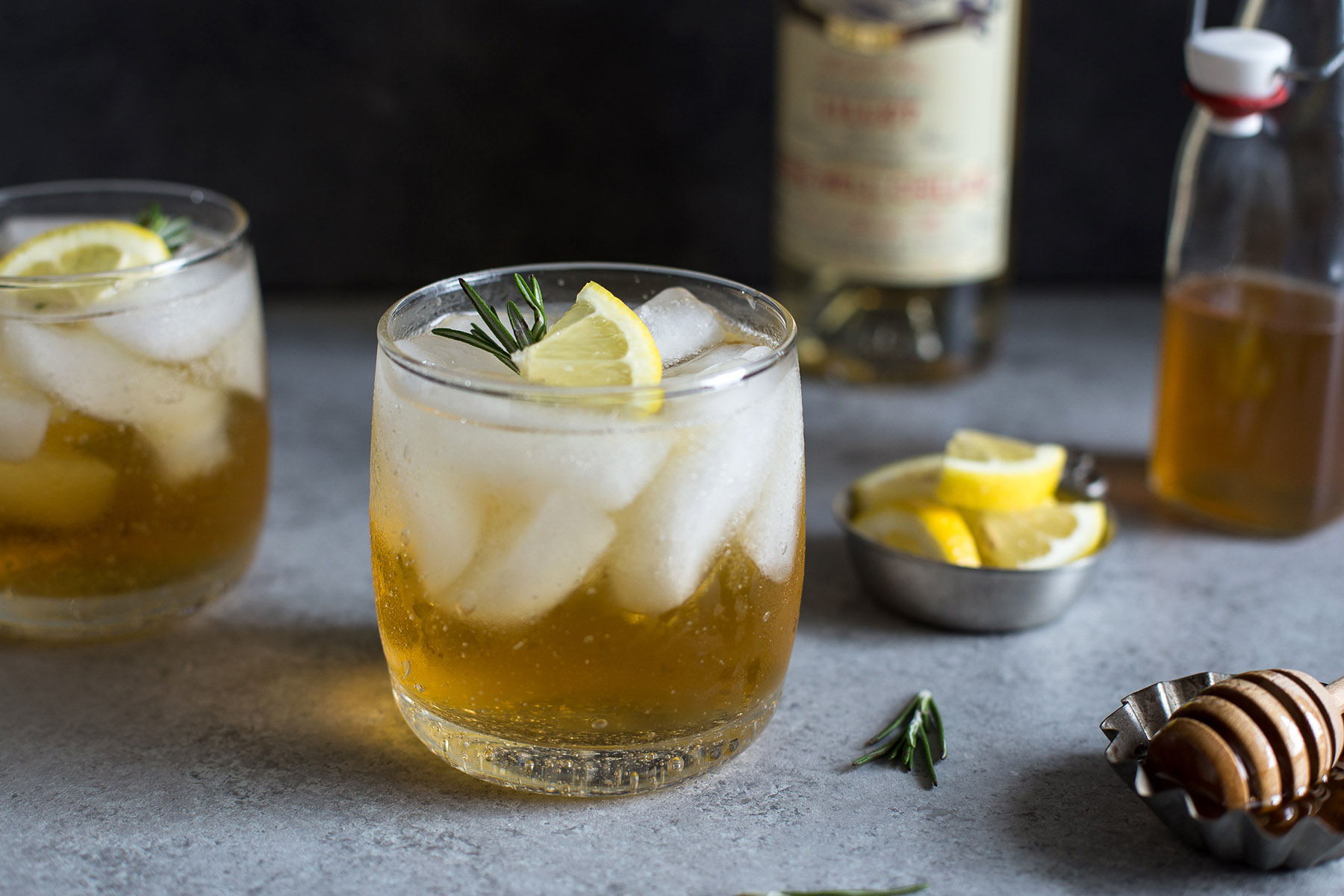 Lillet Spritzer with Honey and Rosemary Photo