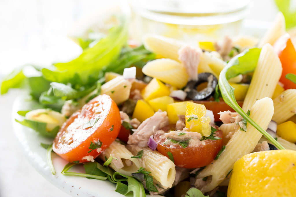 Mediterranean Tuna Pasta Salad Photo
