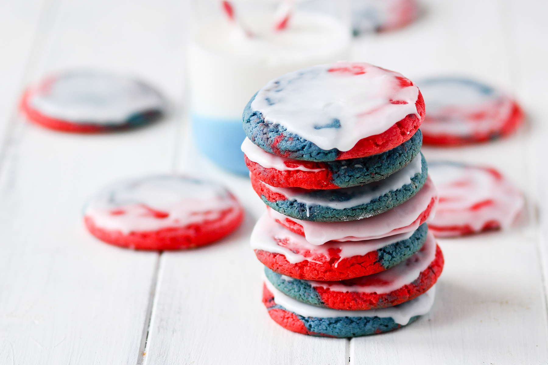 Red White and Blue Cookies Photo