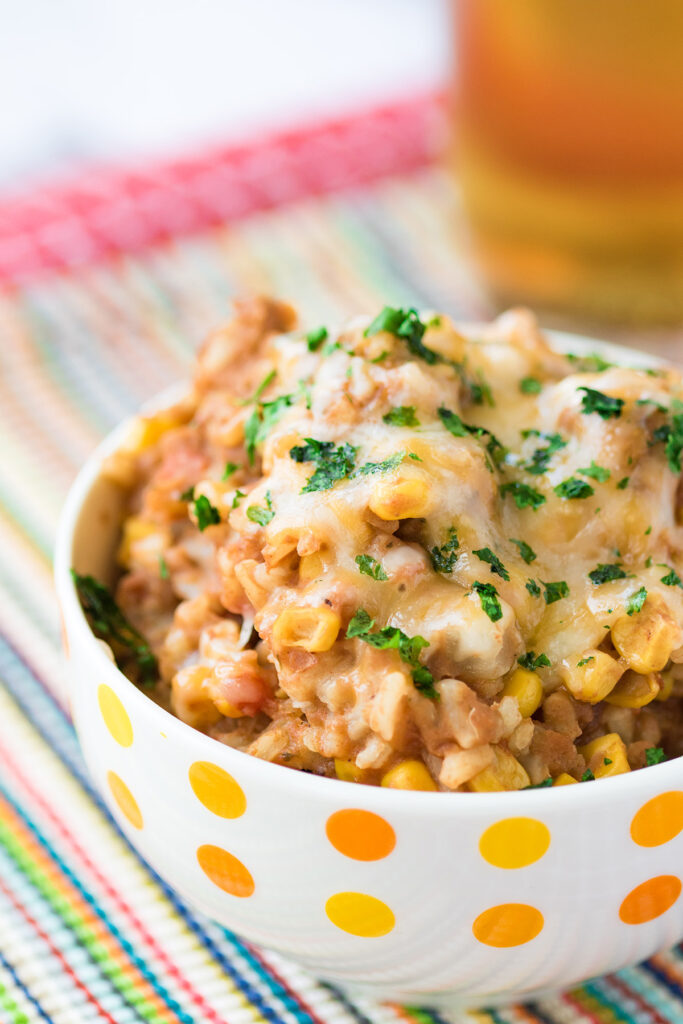 Refried Beans and Rice Skillet Image