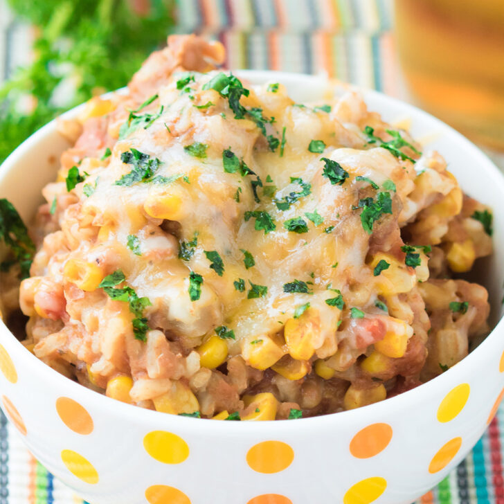 Refried Beans and Rice Skillet Photo