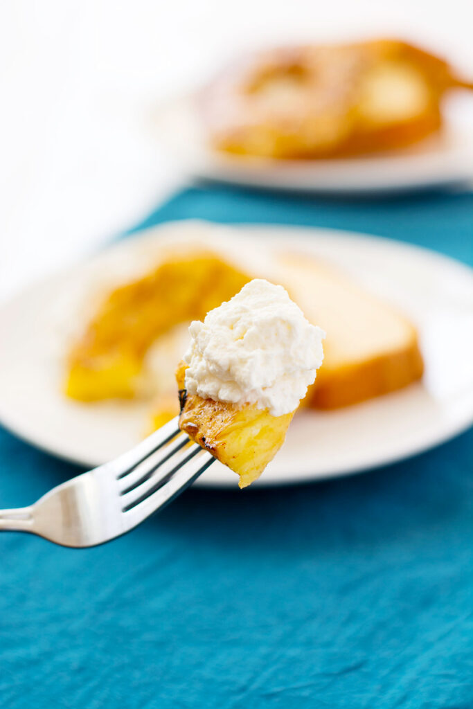 Grilled Pineapple with Mascarpone Whipped Cream Pic