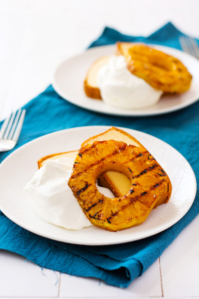 Grilled Pineapple with Mascarpone Whipped Cream Picture