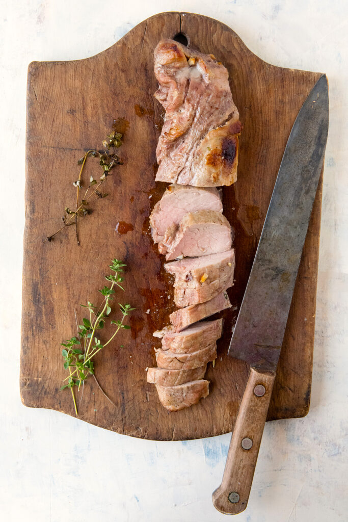 Apple Cider Pork Tenderloin with Potatoes and Apples Image