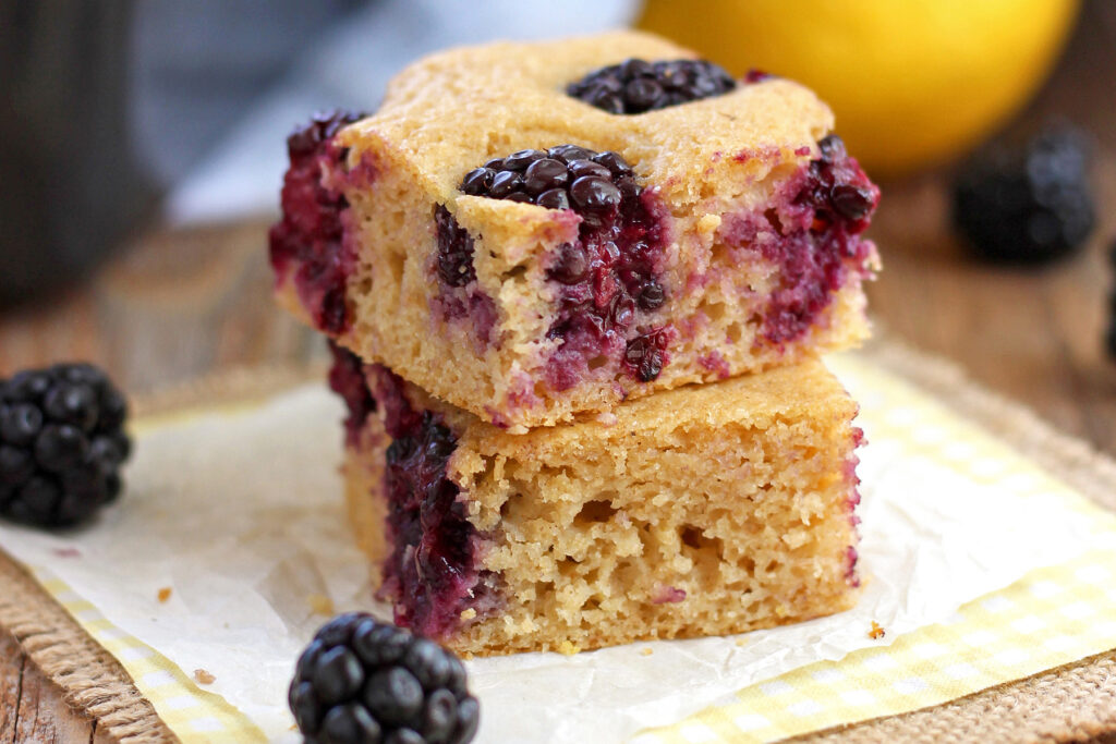 Lemon Blackberry Baked Pancake Image