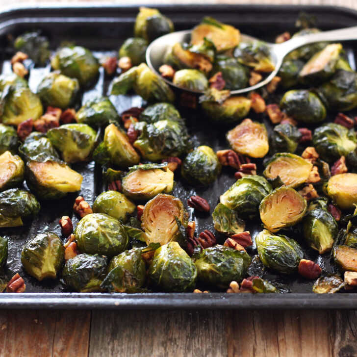 Maple Roasted Brussels Sprouts with Sriracha Photo
