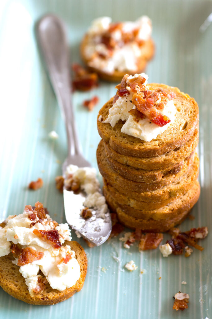 Bacon Goat Cheese Log