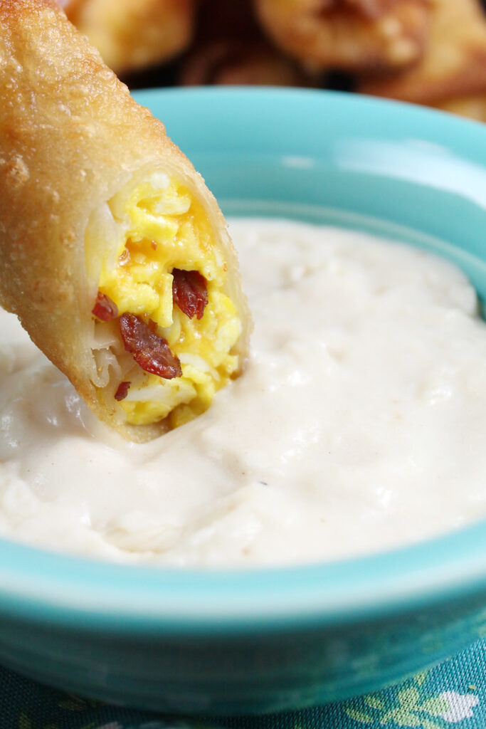 Bacon Egg and Cheese Egg Rolls Pic