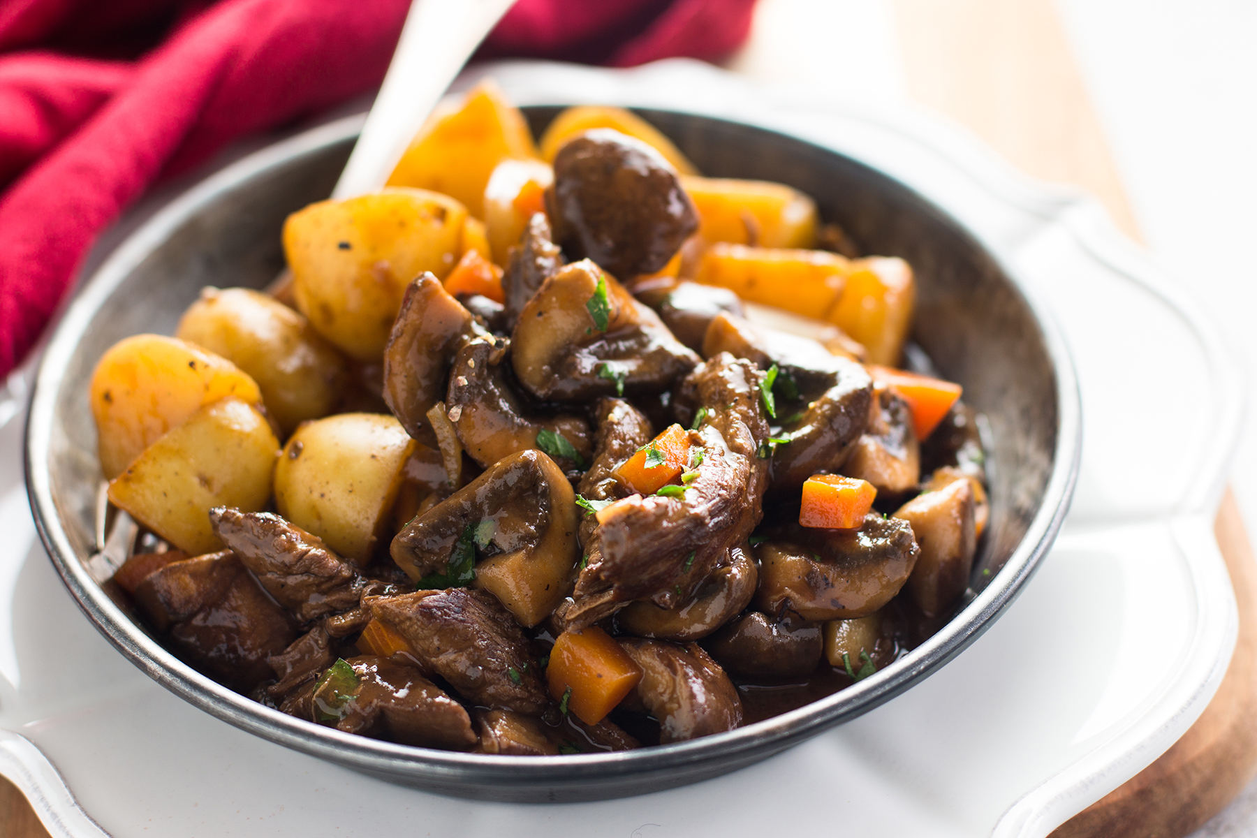 Skillet Beef Tips and Gravy Photo