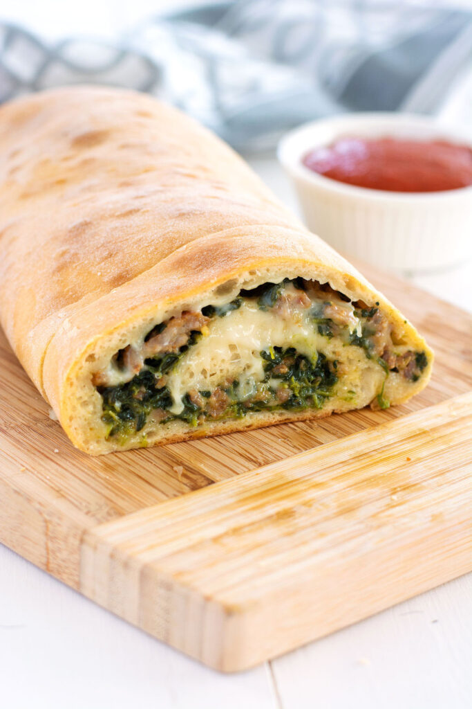 Stuffed Spinach Bread Pic