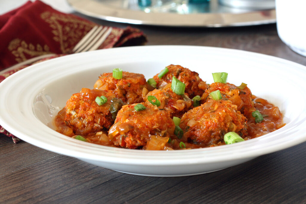 Baked Vegetable Manchurian Picture