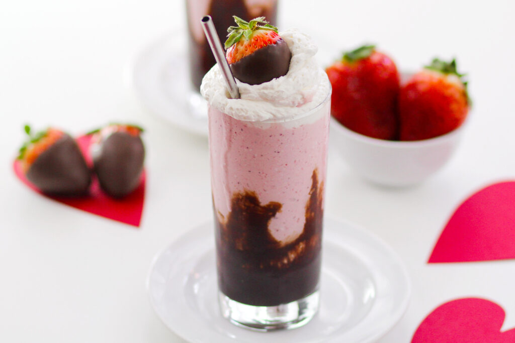 Chocolate Strawberry Milkshakes Photo