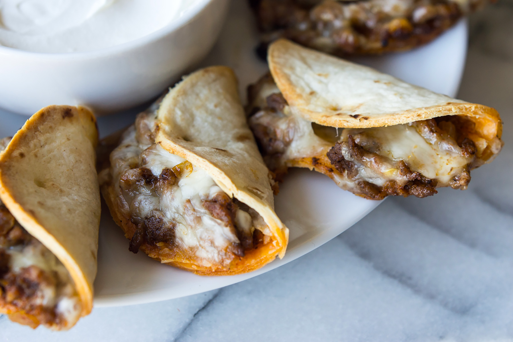 Mini Beef and Cheese Tacos Photo