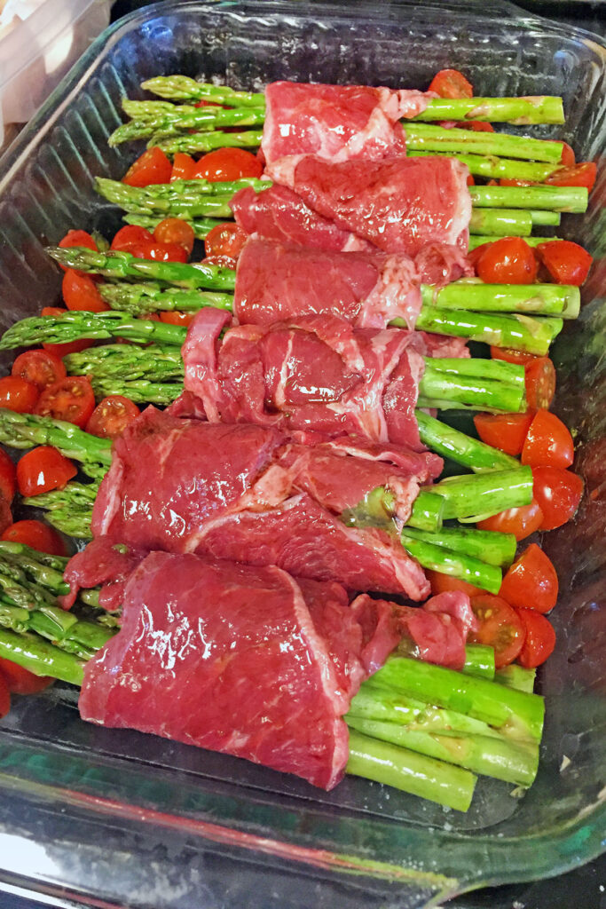 Steak Wrapped Asparagus Image