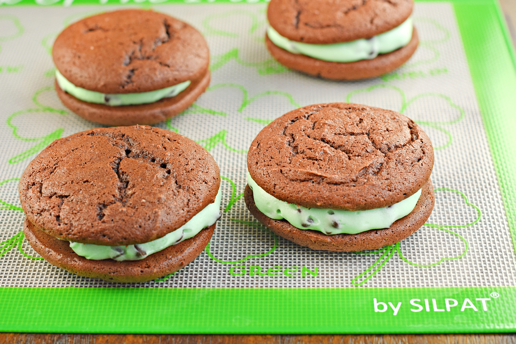 Mint Chocolate Chip Whoopie Pies Photo
