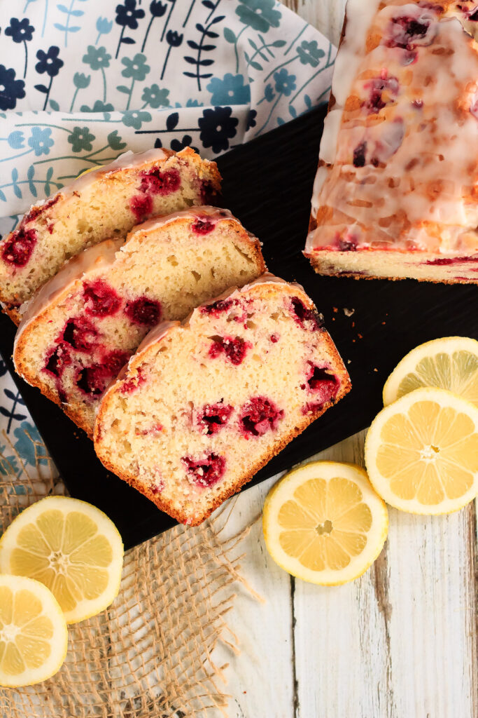Glazed Raspberry Lemon Bread Pic