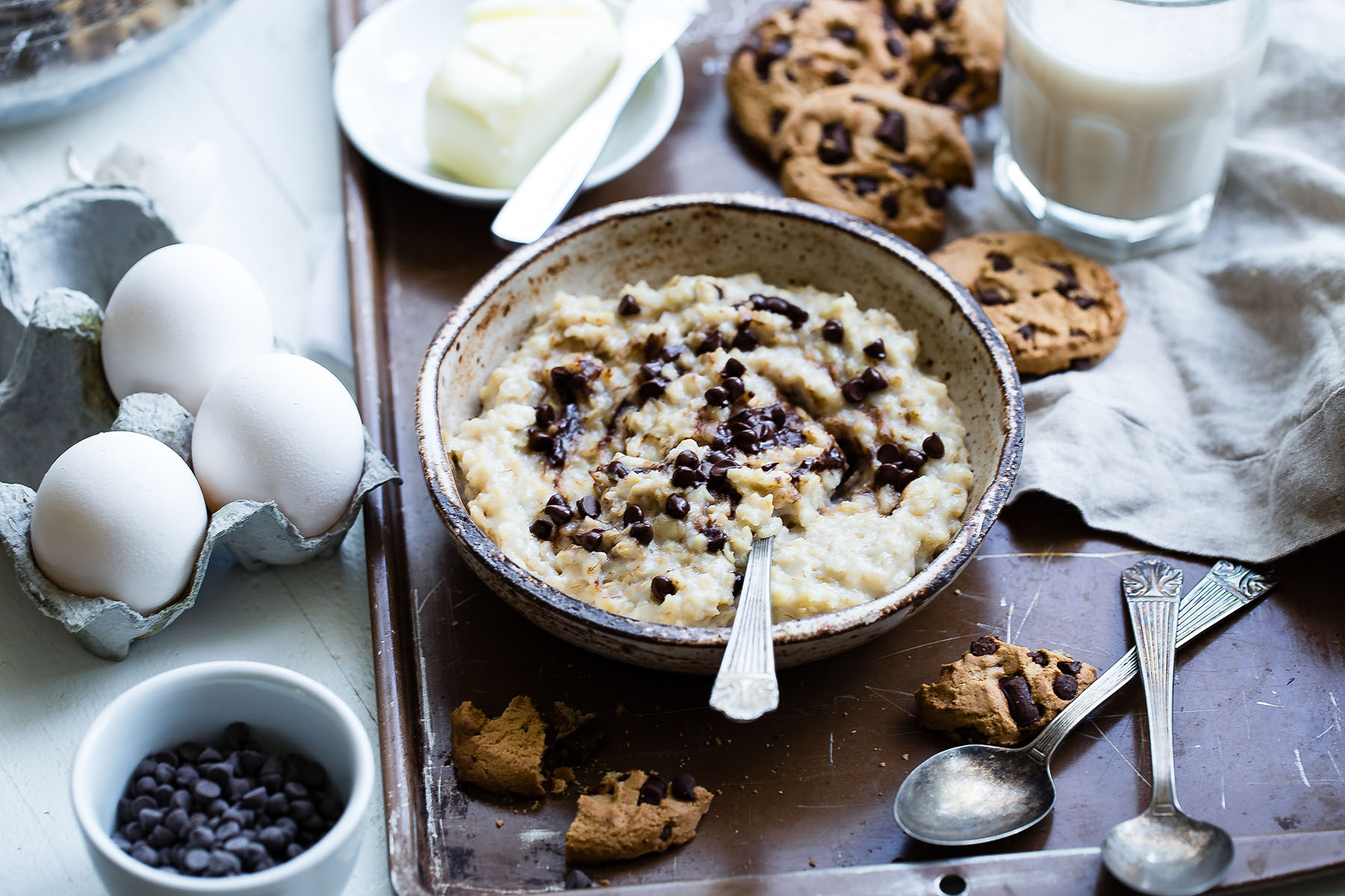 Cookie Dough Protein Oatmeal Photo