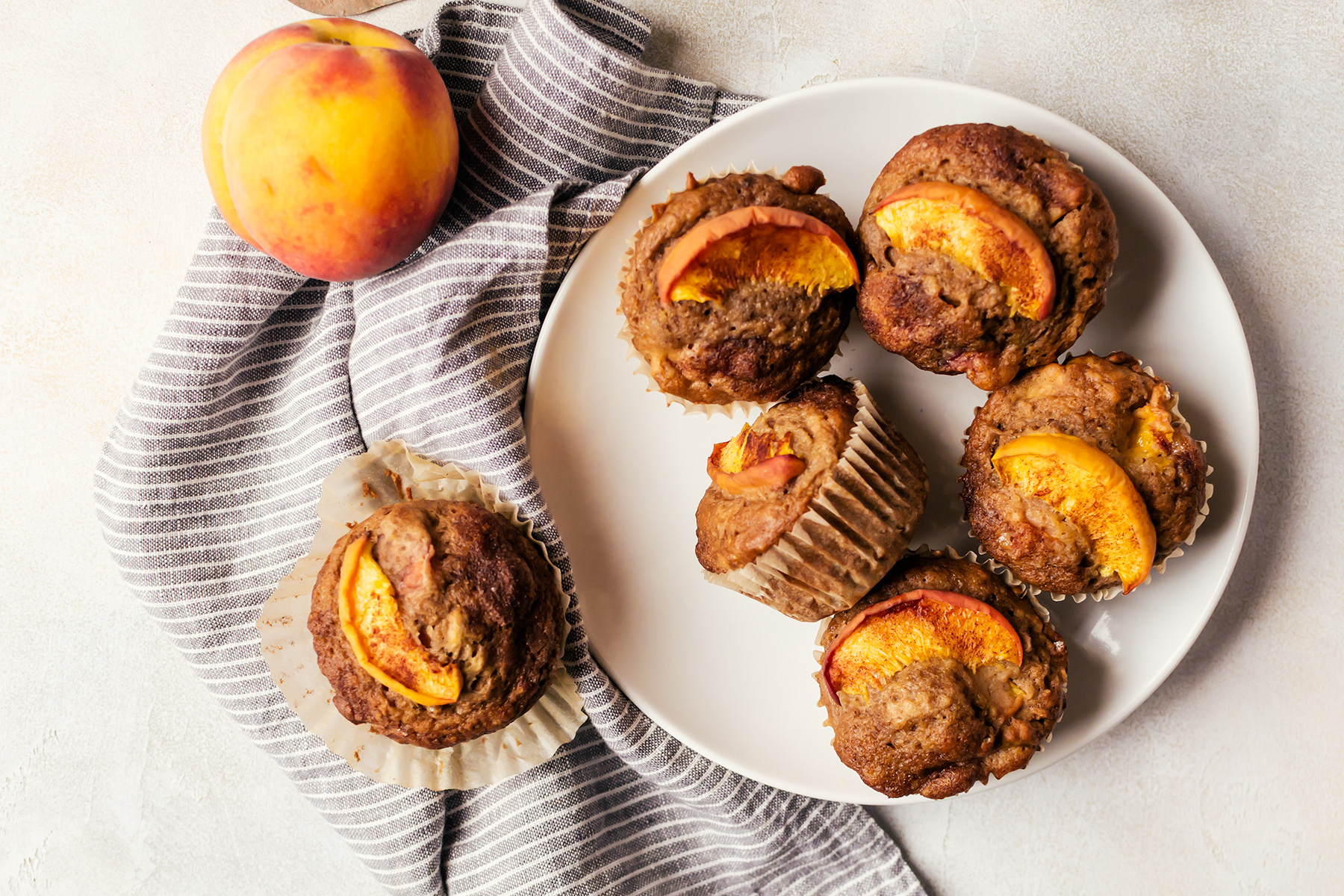 Peach Cinnamon Muffins Photo
