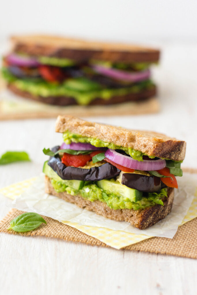 Broiled Eggplant Sandwich Image